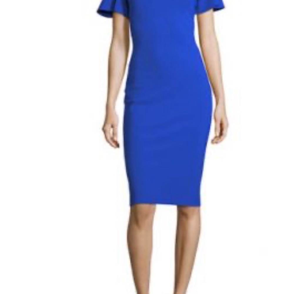 Chiara Boni Cobalt Blue Midi Dress